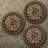 Dahlia Rubber 3 piece Stepping Stone Set