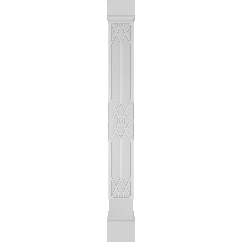 Colonne carrée Custerman Classic, H 120 po x l 9,625 po x P 9,625 po