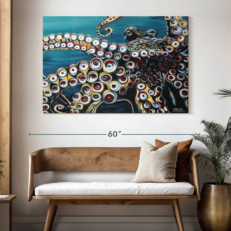 Wild Octopus I, 34" H x 51" W