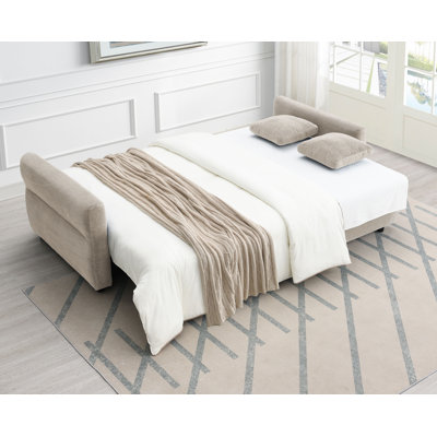 Haran Fabric Pull-out Sleeper with Storage