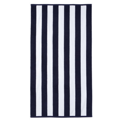 Mendel Striped Cotton Beach Towel