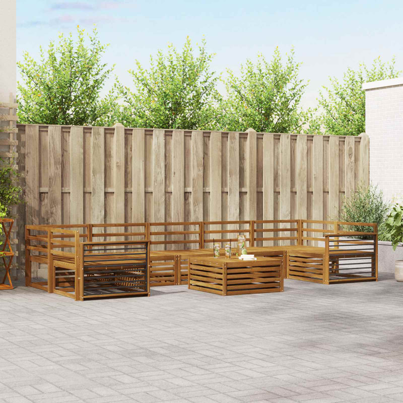 404cm Wide Patio Sectional Set