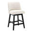Tabouret de comptoir en bois massif de 26 po Lohyn-920638679