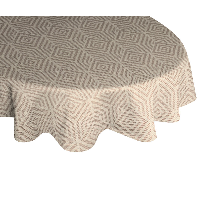 Laurents Tablecloth, Dark Brown, 130cm W x 190cm L