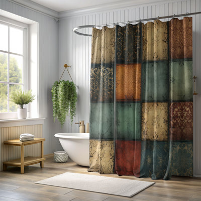 Grunge Colours - Premium Shower Curtain