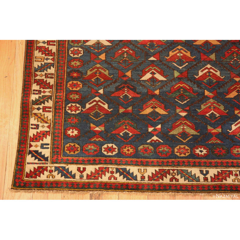 Tapis bleu Shirvan