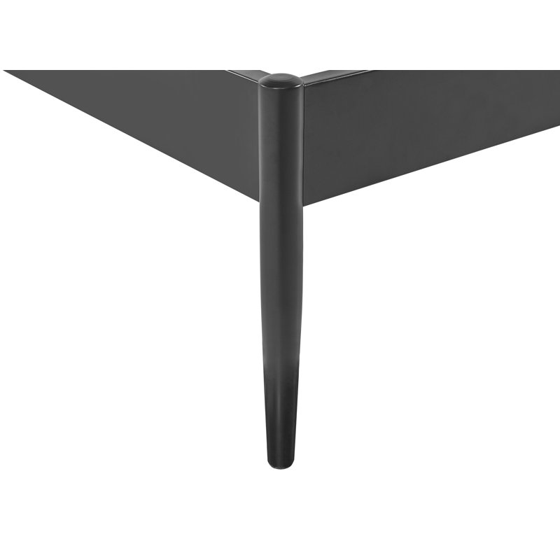 Havana European Bed Frame, Black, European Kingsize (160 x 200cm)