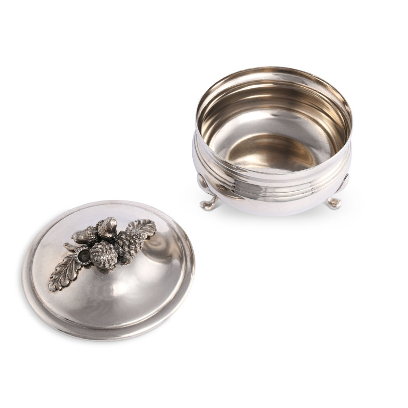 Majestic Forest Handmade Pewter Soup Bowl