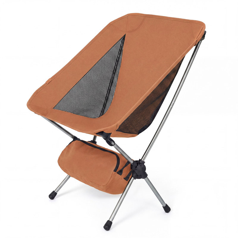 Chaise de camping pliante ultralégère, Caramel