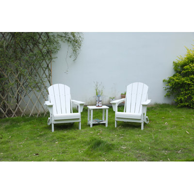 Folding Adirondack Chair With Side Table
