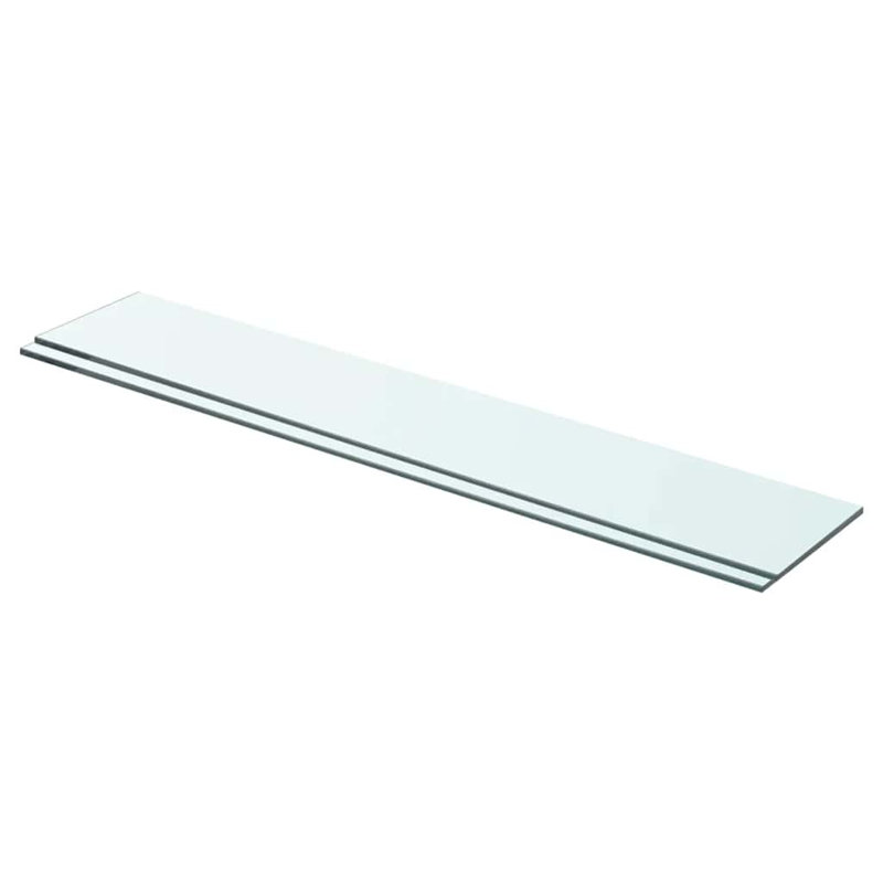 Tablette murale Tablette flottante présentoir mural en verre trempé, H 0,31 po x l 27,6 po x P 4,7 po