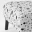Fauteuil de chambre moderne moderne - fauteuil noir et blanc à bulles-465931144
