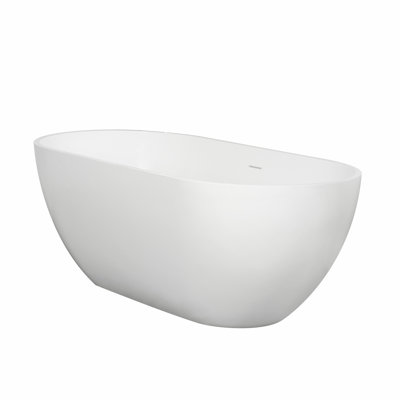 59.00'' x 29.50'' Soaking Solid Surface Bathtub