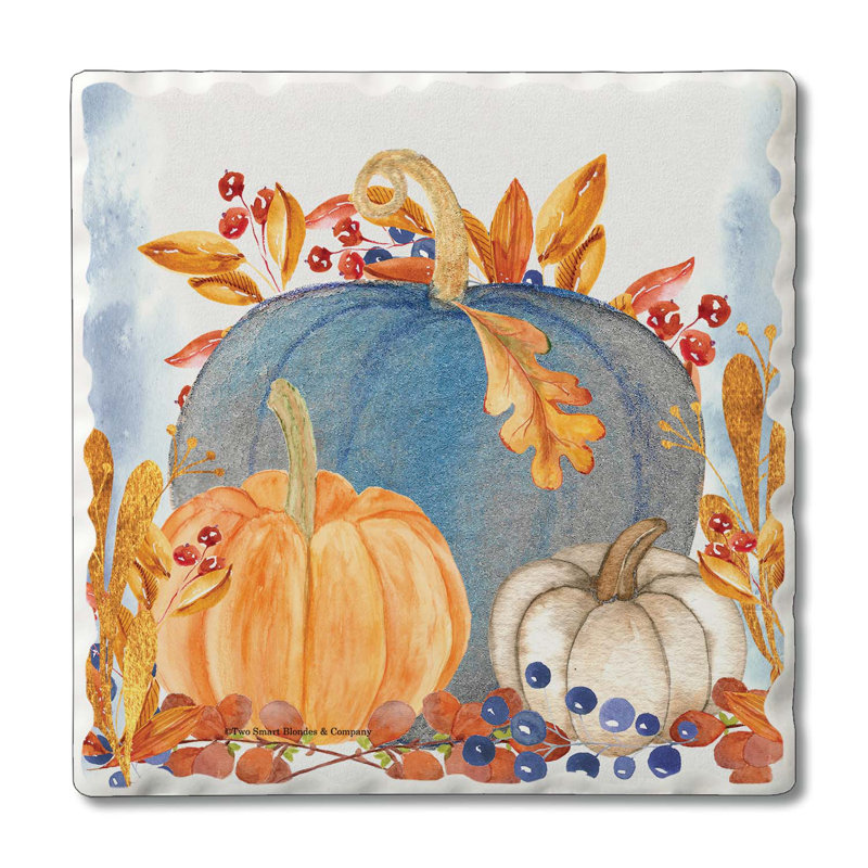 Stoneware Square 4 Piece Coaster Set