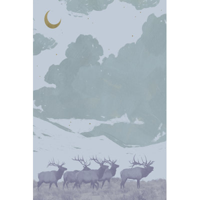 Pop Art Elk I by Jacob Green - Graphic Art