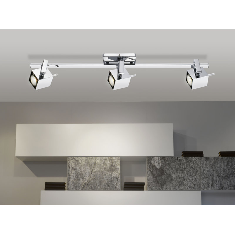 Dierdre 30.87'' 3 -Light Fixed Track Track Kit with Dimmable and Adjustable Head