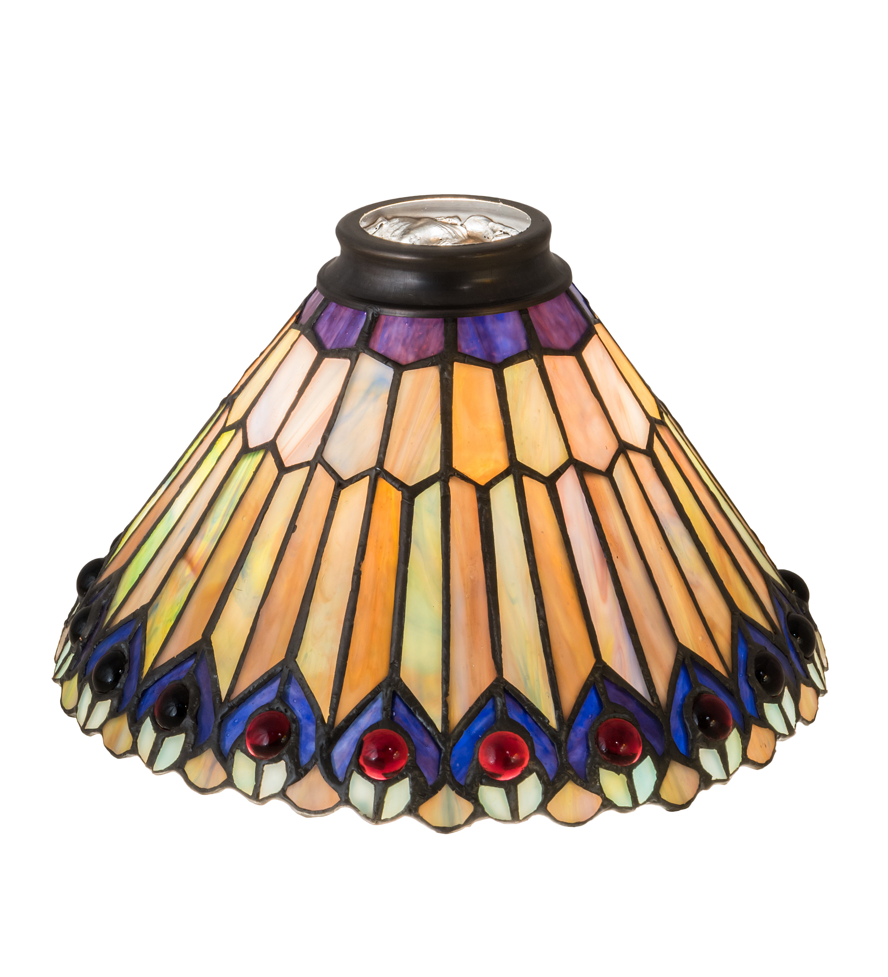 Bloomsbury Market 4.5'' H x 8'' W Glass Bell Lamp Shade | Wayfair