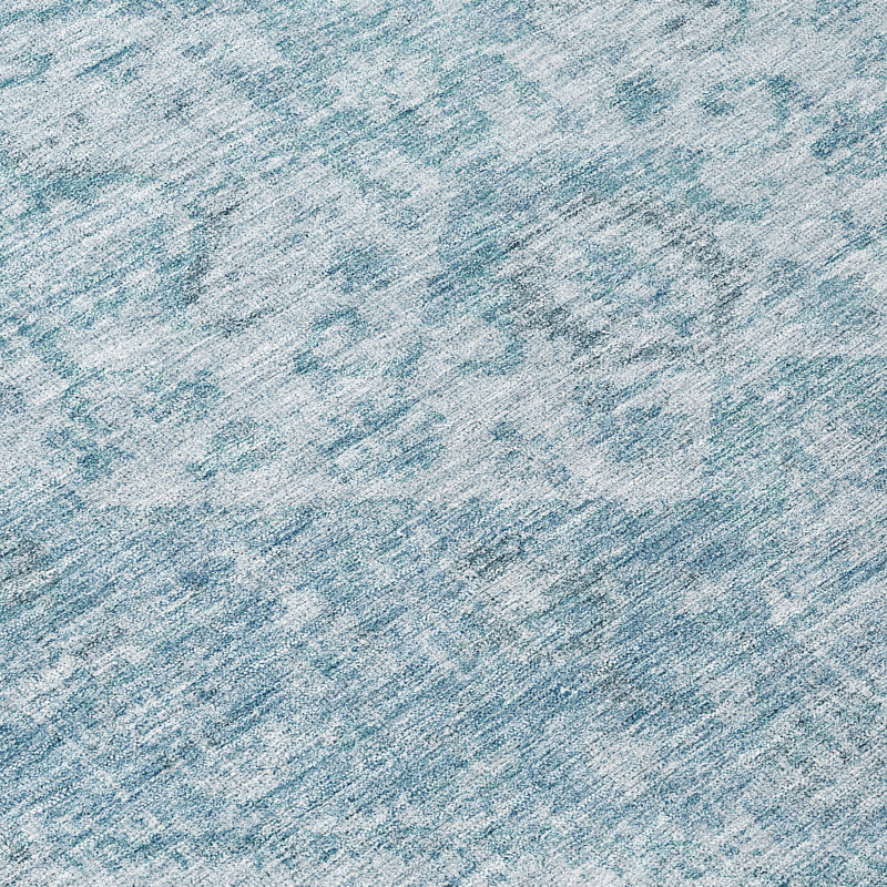 Tapis intérieur / extérieur bleu Stockholm , 8 pi x 8 pi