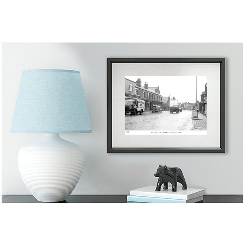 Adlington, Market Street C1955 by Francis Frith - Single Picture Frame Print, 28cm H x 36cm W x 2.3cm D