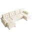Canapé-lit modulaire en U 109,5 po Chenille