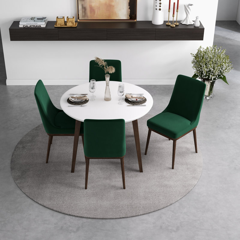 Ensemble repas pour 4 personnes Ruchi, Blanc, Vert