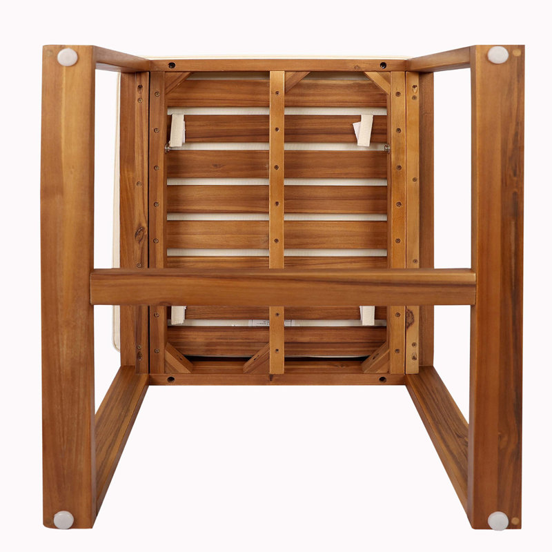 Chaises de salle à manger, Brun, Beige