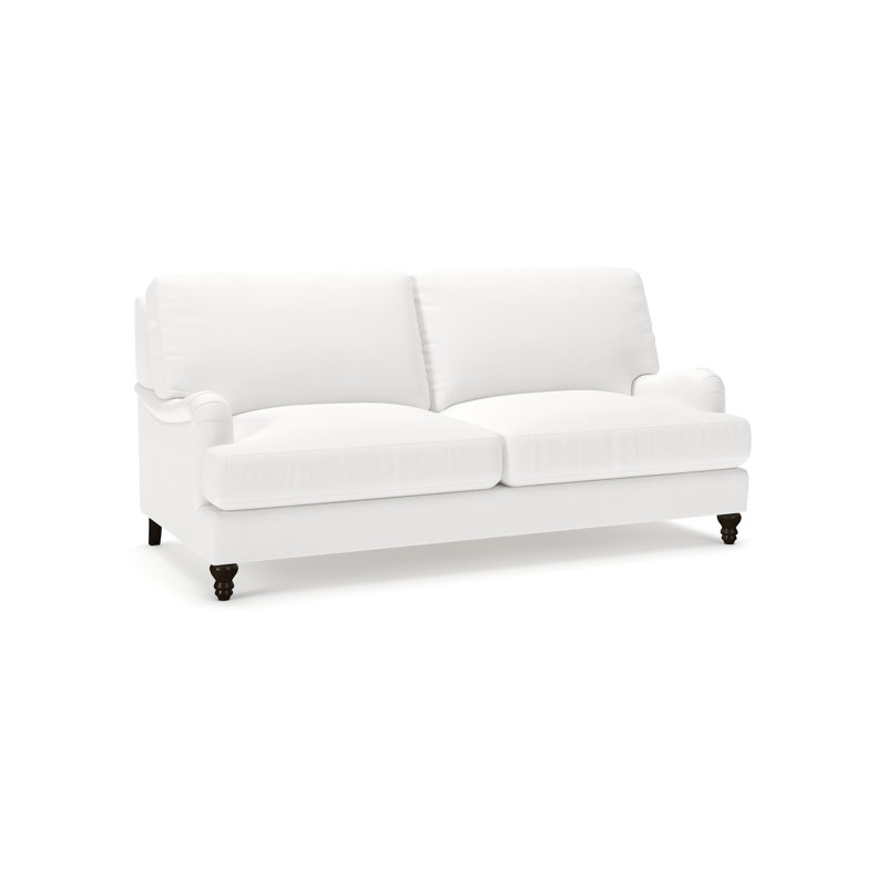 Walters Upholstered 82'' Sofa, Bayou Off White Canvas