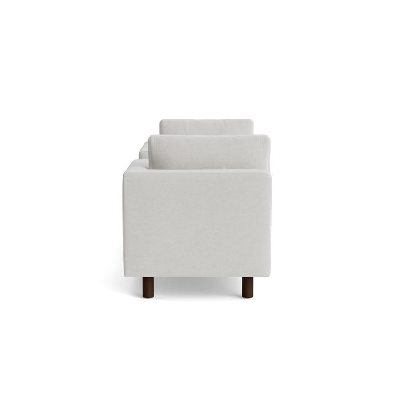 Hunter Lounge, Performance Velvet - Silver, Sienna
