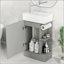 Meuble-lavabo avec lavabo, meuble-lavabo avec tablette réversible à deux niveaux-1600511843