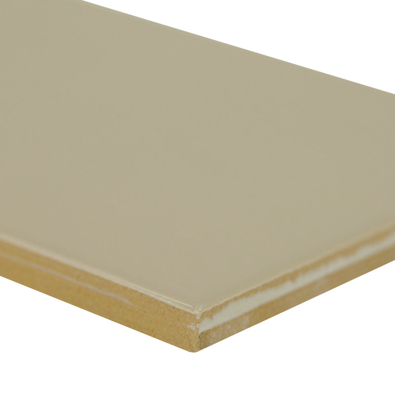Ryze 4 in. x 16 in. Matte Ceramic Subway Wall Tile, Tawny