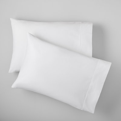 Ensemble de taies d'oreiller en satin de coton Danfield