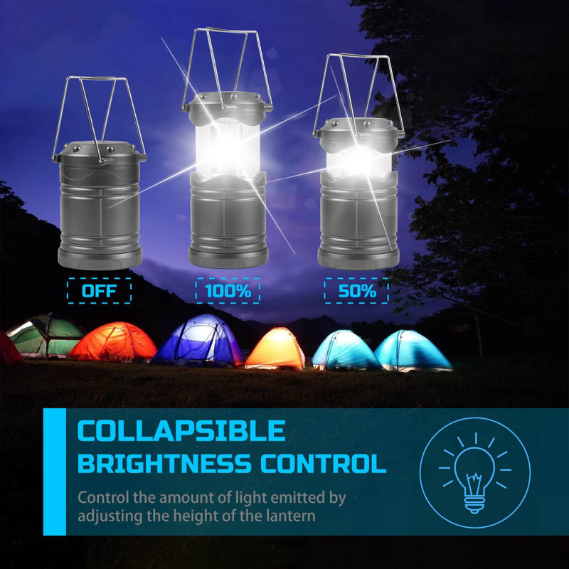 15'' Battery Powered Integrated LED Camping Lantern
