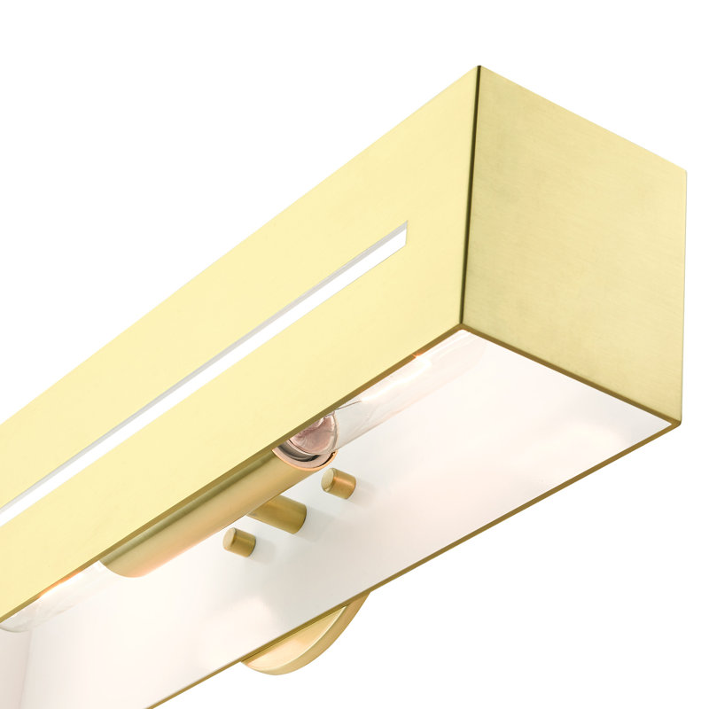 Columbus 2 - Light Dimmable Bath Bar, Satin Brass