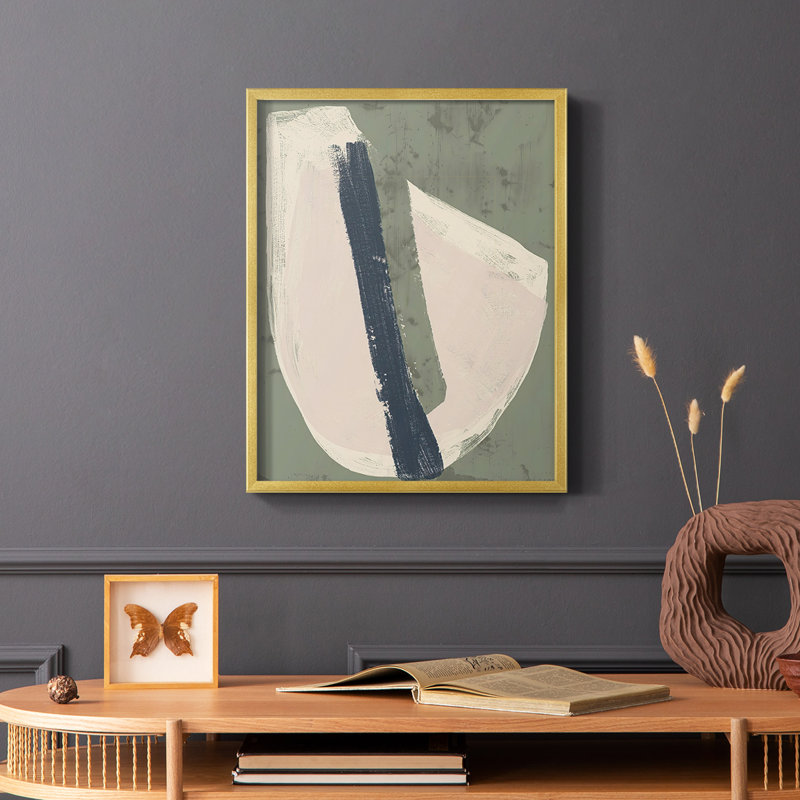 Papier découpé encadré IV - Bois massif, H 28 po x l 22 po