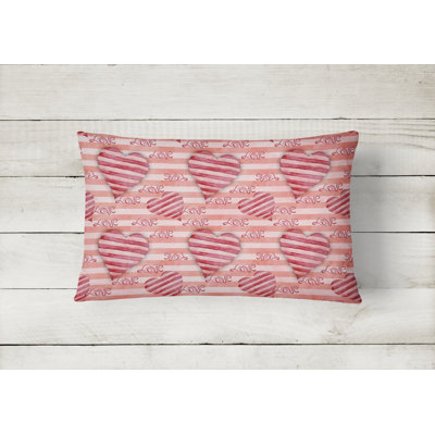 Striped Outdoor Throw Pillow