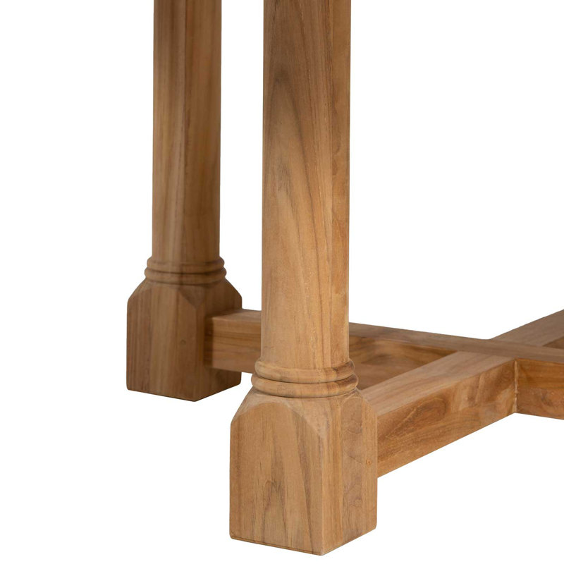 Lakeshore Outdoor Dining Table, Natural Teak