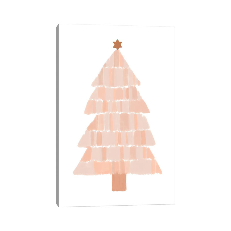 "Arbre de Noël" par Orara studio, reproduction d’art, Pas de tapis, Toile tendue, H 48 po x l 32 po x P 1,5 po