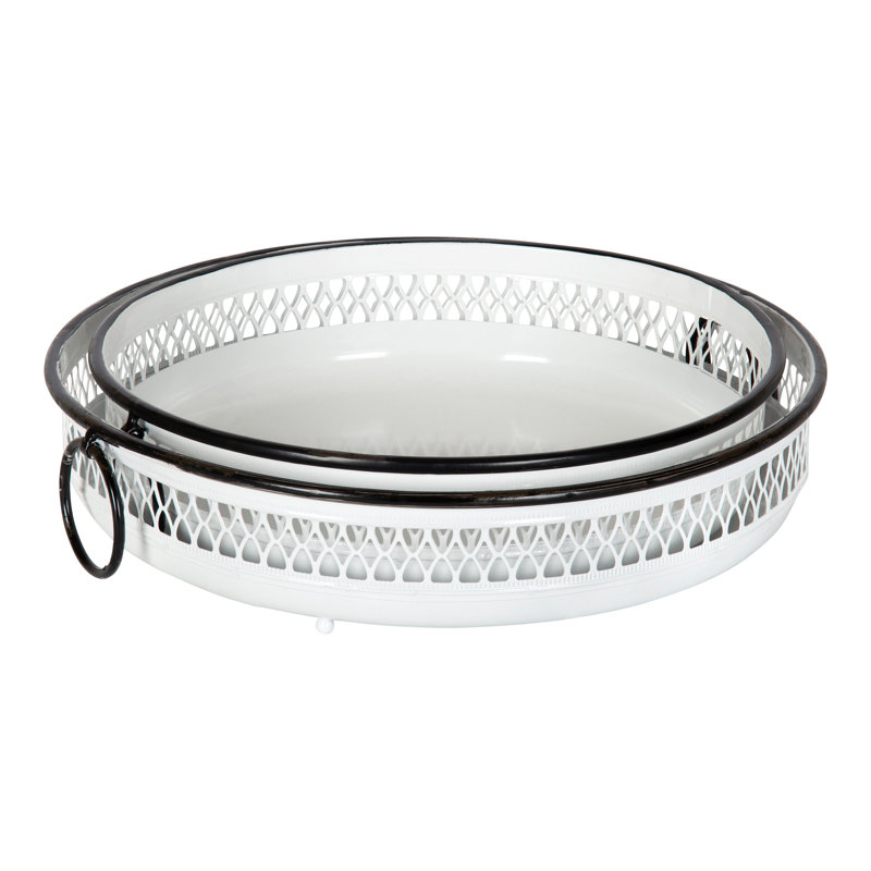 Ensemble de plateau de table basse 2 pièces Mahinmi