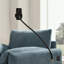 Canapé simple avec repose-pieds de rangement, support de téléphone réglable et chargeur USB-388953705