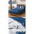 Navy Floral Comforter Set Queen 7 Piece Blue Flower Bed in a Bag