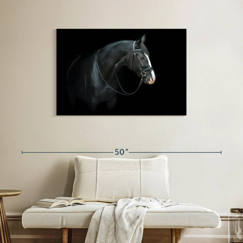 Brampt Thoroughbred Trakehner Horse, 26" H x 39" W
