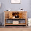 Armoire console en bois d'orme massif
