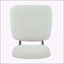 [Set of 2] Modern Beige Lounge Chair with Polyester Upholstery