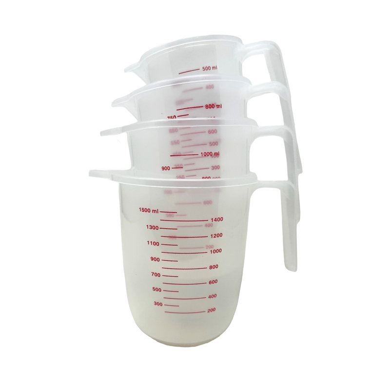 Tsyware 4 -Piece Plastic Measuring Cup Set