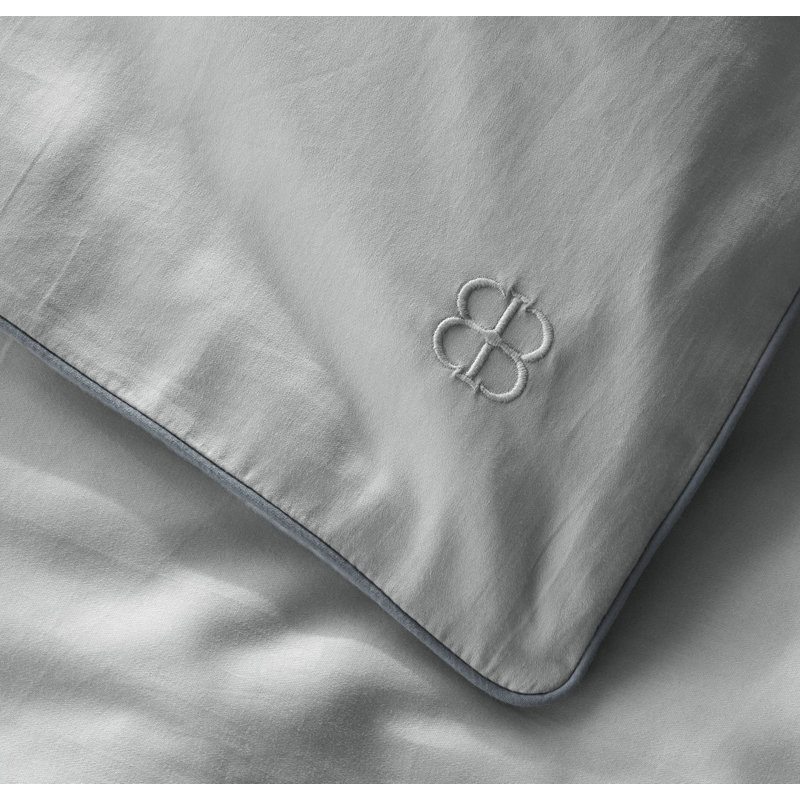Signature Embellished Duvet Set, King;Cal King, Shore;Bluestone