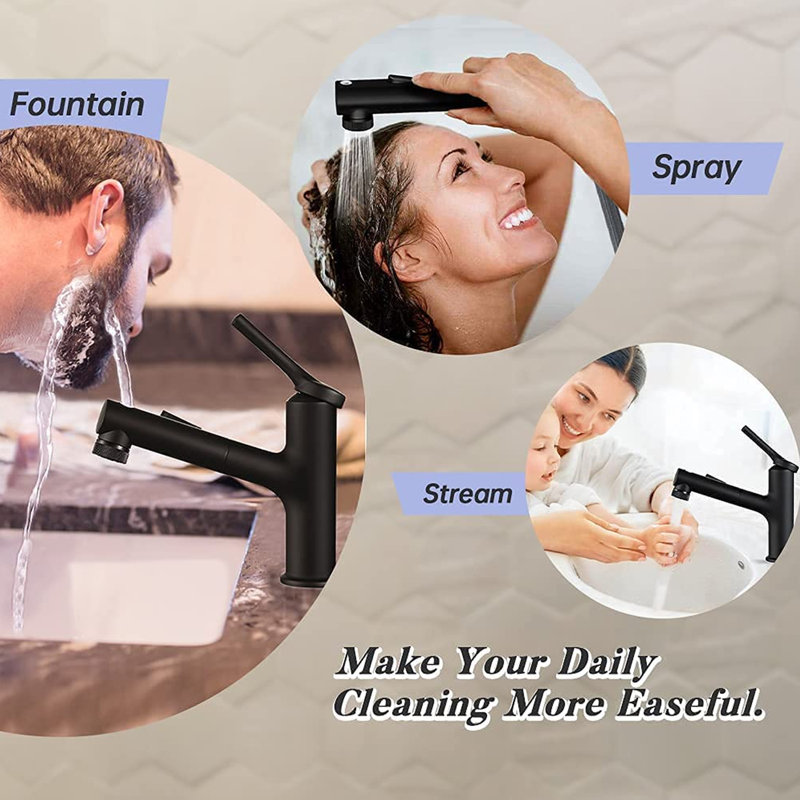 Single-Hole Single-handle Bathroom Faucet
