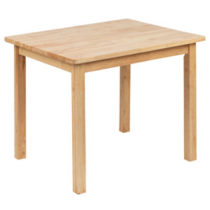 Harriet Bee Brittanya Kids 3 Piece Solid Hardwood Table and Chair Set ...