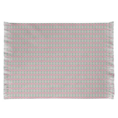 Tapis rouge/rose à carreaux Mcguigan