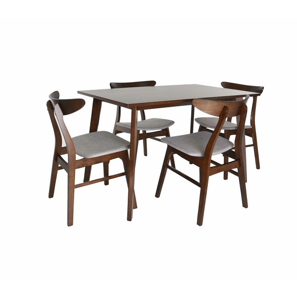 Corrigan Studio® Plattsburg 5 - Piece Dining Set & Reviews | Wayfair