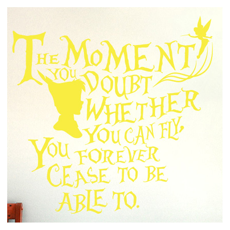 Wall Decal, Bright Yellow